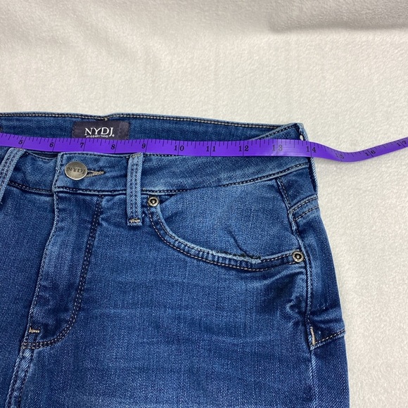 NYDJ Ami Uplift blue jeans size 0 - Picture 6 of 9